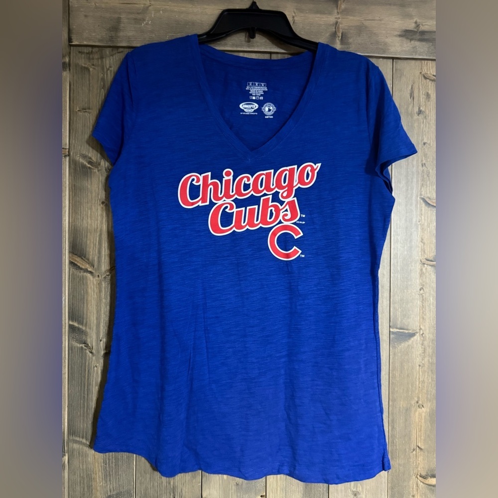 Concept Sport Chicago Cubs Women’s V-Neck Tee (Size XL)